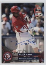 2018 Topps National Baseball Card Day 19/100 Victor Robles Rookie Auto RC 0ad. rookie card picture