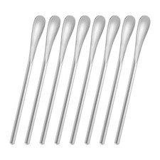 luvtree 8-Pack 5.0" / 12.8cm Stainless Steel Stirring & Mixing 5, Silver 