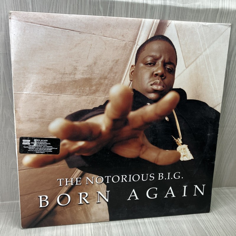 The Notorious B.I.G. Born Again COVER ONLY !!  LP Bad Boy Records Rap Hip-Hop