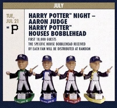 アレナド ロッキーズ ボブルヘッド Aaron Judge New York Yankees Harry Potter Bobblehead 07/21/2026 | eBay
