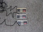 Nintendo NES Controllers Lot Of 3 Vintage Wired Gaming Accessories