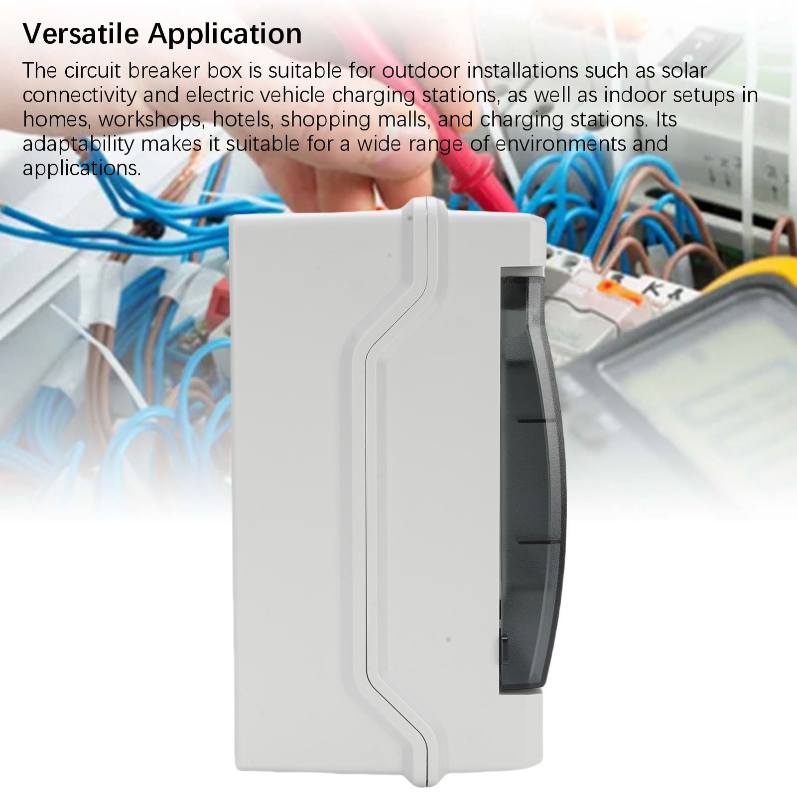 New 4 Way Circuit Breaker Box Distribution Box IP66 Water Proof DIN Rail