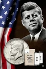 90% Silver 1964 AU Kennedy Half Dollars - Roll of 20 - $10 Face Value