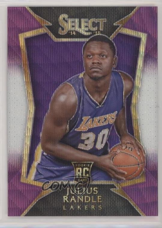 2014-15 Panini Select Concourse Purple & White Prizm Julius Randle Rookie RC cq9