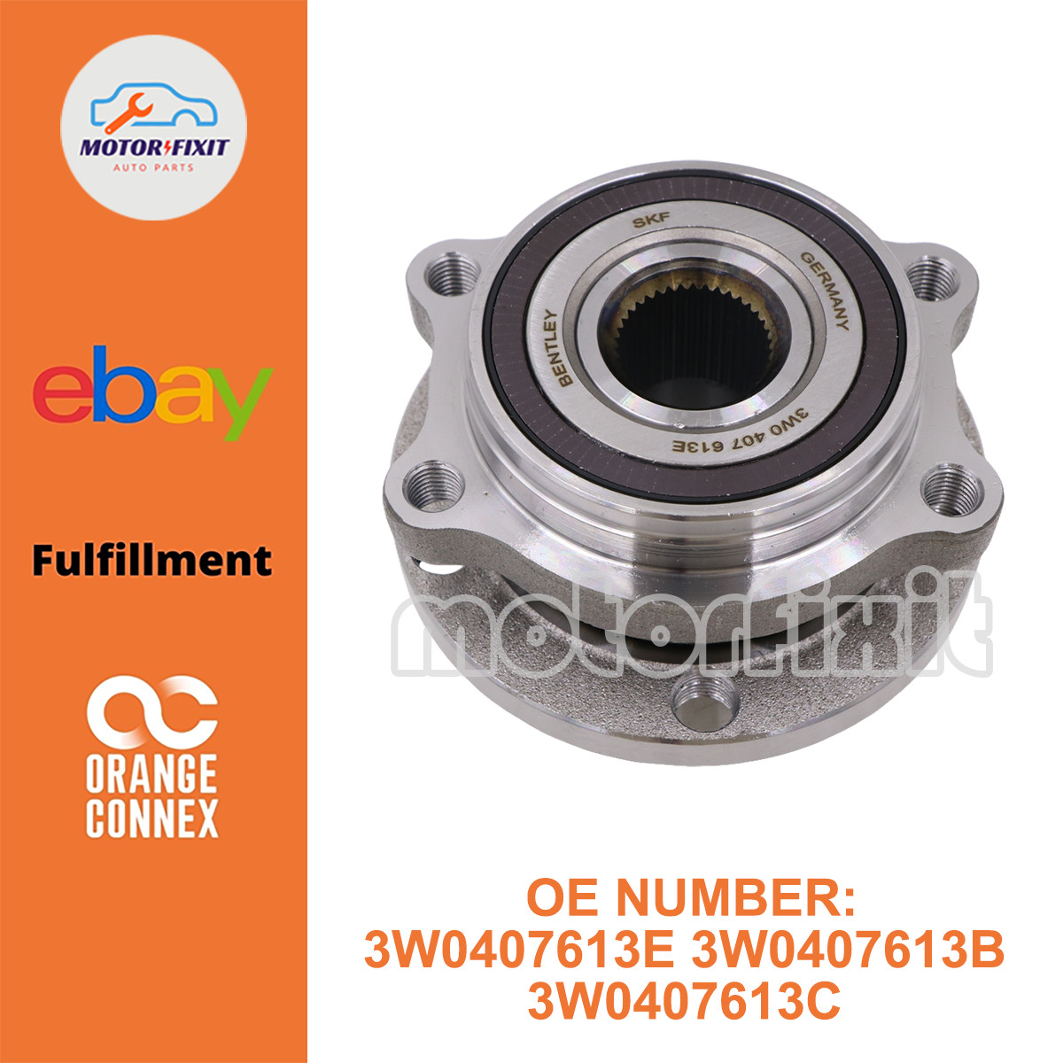 Bentley Continental GT 2004-2011 Hub bearing assembly P/N 3W0407613E