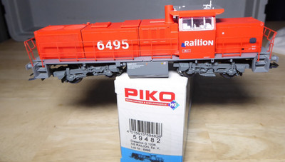 Piko 59482 H0 Diesel Locomotive G 1206 Railion NS Cargo #6495 Era 5/6 DSS Rare