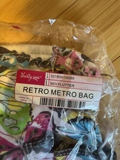 *NEW* Thirty One Retro Metro Tote Bag In Flutter butterfly NWT floral