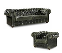 Luxus Sofagarnitur 3+1 Sitzer Couch Polster Dreisitzer Set 2Tlg Sitzpolster