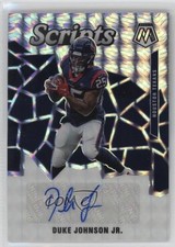 2020 Panini Mosaic Scripts Duke Johnson Jr #S51 Auto 00h3