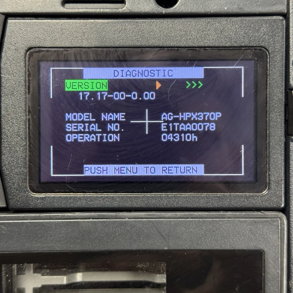 Panasonic AG-HPX370P Shoulder Mounted P2 HD Broadcast Camcorder Body (TESTED) - Image 2 of 4