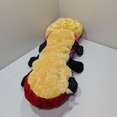 Dan Dee Caterpillar Plush Pink Red Purple Yellow Valentines Day
