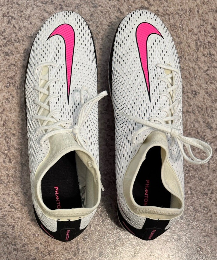 Nike Phantom GT Academy DF MG, CW6667-160, White/Pink Blast, Men's
