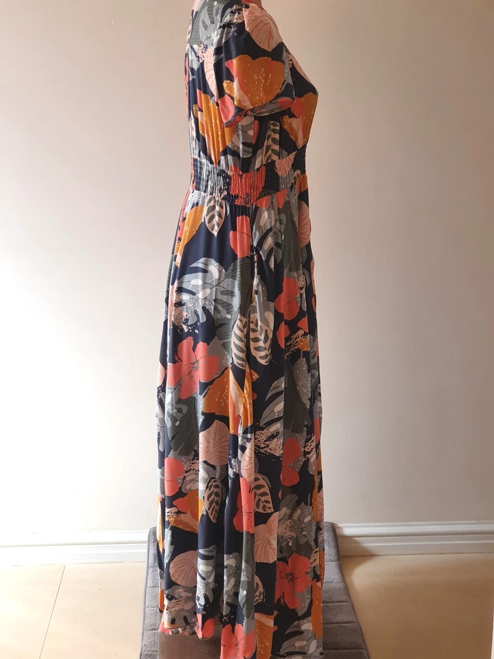 Caroline Morgan size 12 summer maxi dress - image 2 of 4