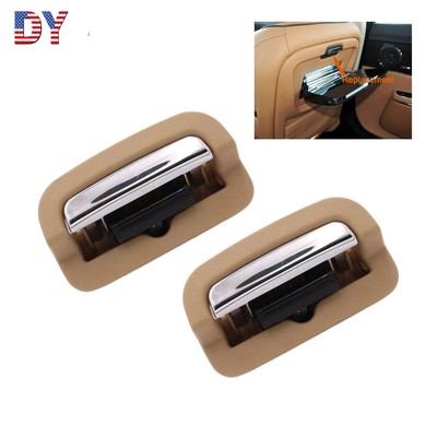 2x Beige Front Seat Tray Latch Table Handle for 2010-15 Jaguar XJ 3.0L 5.0L US