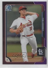 2015 Bowman Chrome Prospects Purple Refractor 202/250 Tim Cooney #BCP38 z6b