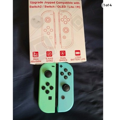 J-C PAD Left and Right Nintendo Switch Controllers- Green/Blue