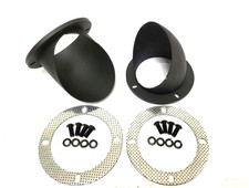 4 Lake Style Lakester Exhaust Header Turn-outs 4 Inch Plain Steel Finish Pair