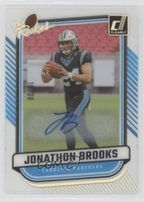 2024 Panini Clearly Donruss The Rookies /39 Jonathon Brooks #17 Auto rw6