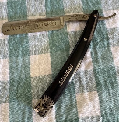 Vintage Solingen  First Class Straight Razor Made In Germany