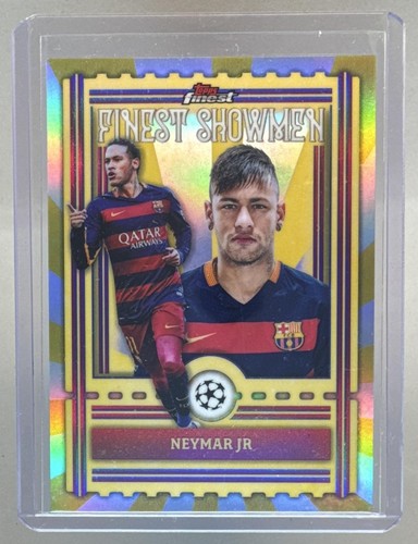 Neymar Jr 2025 Topps Finest UEFA #FS-22 Showmen