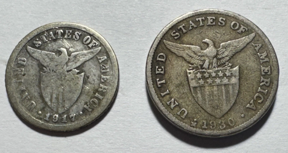 Silver 1917 Year U.S. Philippine Coins (1898-1946) for sale | eBay