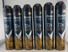 Rexona MEN 72HR FOOTBALL FANATICS ANTI-PERSPIRANT 0% Alcohol 200ml (PACK OF 6 )