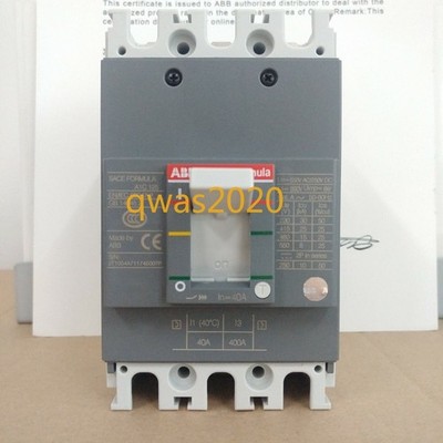 1pc New   Molded Case Circuit Breaker Air Switch A1C125 TMF 40/400 FF 3P 40A *vv