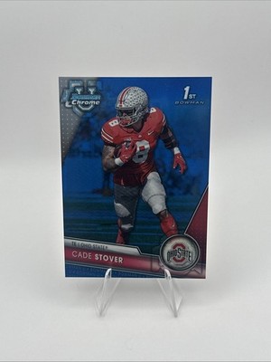 2023 Bowman University Chrome Cade Stover #167 Blue Refractor /199 (RC)