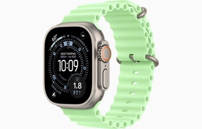 Compatible with Apple Watch Ultra Ultra2 Ultra3 Ocean Green Neon- One Size - New