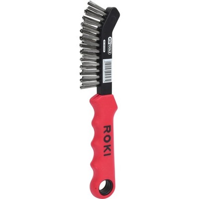 KS TOOLS 201.2320 Stahldraht-Bremssattel-Drahtbürste 2-reihig