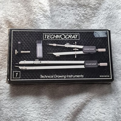 Vintage Technocrat Technical Drawing Instrument Set - Made in Italy - WHSmith
