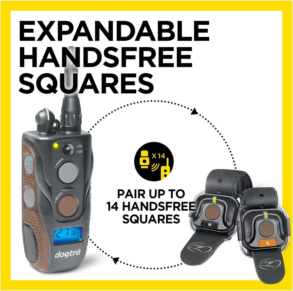 Dogtra 1902S Handsfree Plus Boost And Lock 3/4 Mile Range 2 Dog Training - Image 3 of 4