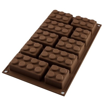 Silikomart Choco Block Silicone Mould Brown