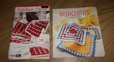 LOT OF 2 KITCHEN CROCHET BOOKS - KITCHEN DECO...