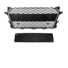 Waben Wabengrill Schwarz Chrom komplett Gitter Grill für Audi TT 8S FV nicht RS