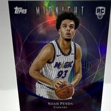 2025-26 Topps Midnight Rookie Noah Penda No Limit NL-32 Orlando Magic