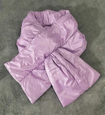 UR Powered Reflection All Weather Puffer Scarf Lilac Pull Through Design
