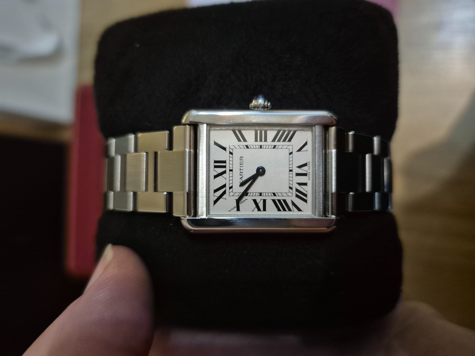 cartier tank solo full set box and papers womens watch - Image 2