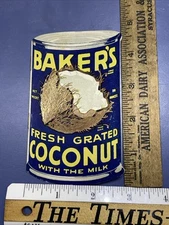 Antique 1920s bakers fresh grated coconut recipe pamphlet