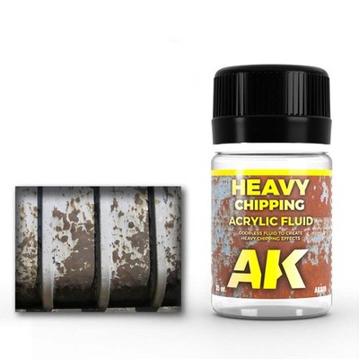 AK Interactive Heavy Chipping Effects Acrylic Paint 35ml Bottle