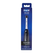 Oral-B Pro 100 Charcoal Infused Bristles Battery Powered Electric Toothbrush