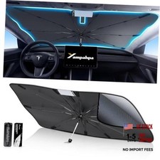 Yampahapa Car Windshield Sun Shade Umbrella, Nano-Sized Condensation Foldable