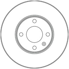 2x Bremsscheibe vorne für Opel Karl C16 | 26227604