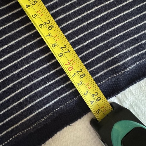 Polo Ralph Lauren Manga Larga Térmico Hombre XXL 2XL Azul Marino Rayas - Imagen 11 de 11