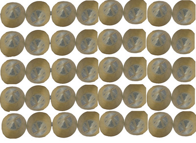 Lot of 40   Unbranded   Mesh Vent Dome Cover 5.75'' Dia x 5'' H   Beige