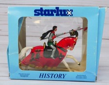 Starlux FA-42050, Medieval Knight on Horseback Figure in Original Box 60mm