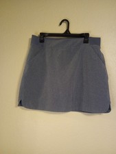 32 Degrees Cool Women  s Skort Skirt Pull On Stretch Athletic Grey Size Medium
