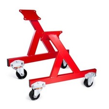 LS Compatible Engine Storage Stand, Rolling Engine Stand with Swivel Red