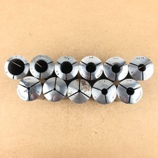 Hardinge Lathe 5C Round Collet 1" to 5/32in. News Japan Machinist Tool LOT of 11