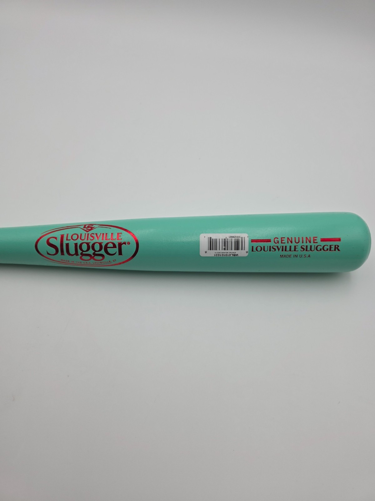 Louisville Slugger Genuine Mix Wood Baseball Bat Mint/Metallic Red 31"